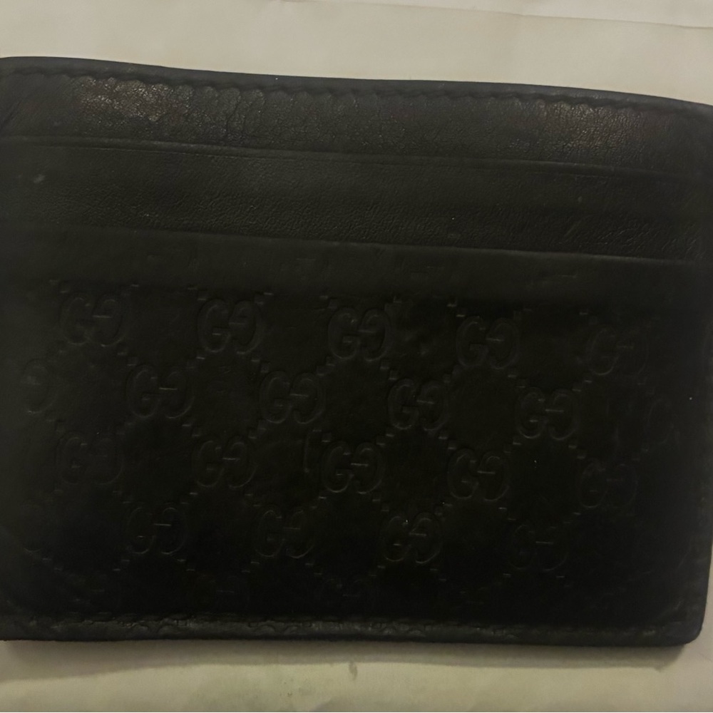 Gucci Black Embossed Wallet